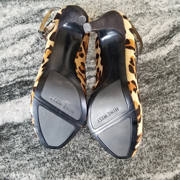 Nine West Leopard Print ❤ Oh La La❤ Sz 9.5M - Picture 2 of 7